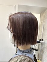 タイズ(TIES)&nbsp;切りっぱなしボブ♪/ピンクブラウン♪/TIES千歳烏山/トーコ
