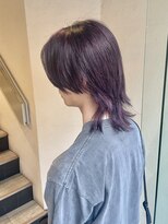 ニューヨークニューヨーク 三宮店(NYNY) レイヤーウルフ/ジェンダーレスカット/ラベンダーカラー