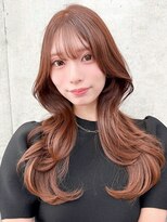 ロンドホットリップ 立川(Lond hot lip)&nbsp;くびれレイヤー/オリーブベージュ/顔周り/シースルー/立川