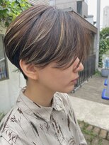 ロッソサンテ(rosso sante) ハンサムショート ハイライト