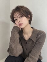ワゴンバイアフロート(Wagon by afloat)&nbsp;池袋/小顔ショート/大人可愛い丸みショート//ショートボブ
