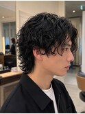 メンズスパイラルパーマ