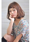 フェアリーリラックスボブ×ベージュカラー