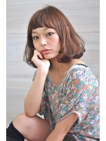 クラン(clan)&nbsp;フェアリーリラックスボブ×ベージュカラー