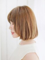 ヘアメイク ナル(hair make nalu)&nbsp;Aラインのワンレングスボブヘアー