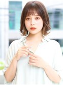 ボブミディアム髪型【30代40代50代】ストレートパーマ