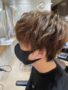 ウタ(uta) コテ巻きメンズヘア