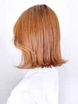 アイティーバイアルバム 松戸店(IT by ALBUM)&nbsp;オレンジボブ_くびれヘアビタミンカラーメルティカラー_ba338052