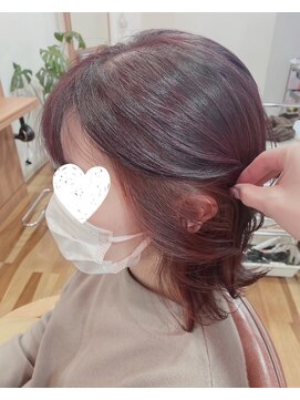 ルシードスタイルビーシャイン(LUCIDO STYLE B SHINE) 豊橋ビーシャイン★ピンクバイオレット×インナーオレンジ