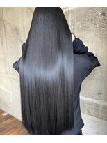 ガルボヘアー 名古屋栄店(garbo hair)&nbsp;オイルストレート　カクテルトリートメント　ブルーブラック