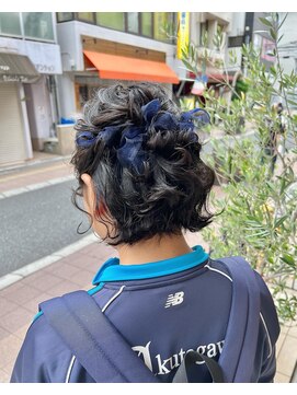 トータルビューティ ジェム バイ ヘアタイム(TOTAL BEAUTY gem by HAIR TIME) 体育祭ヘアセット ハーフアップアレンジ