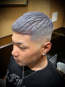 ヒロギンザ 仙台本店(HIRO GINZA) シルバーカラー　クロップフェード　仙台　ヒロ銀座