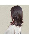ピンクイヤリングインナーカラー