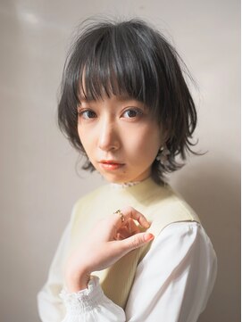 ボアップ(boappu) #ショートウルフ#ウルフカット#黒髪ショート