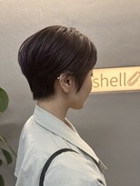シェル 吉祥寺(shell)&nbsp;グレージュカラー/ボブウルフ/黒髪/ココアベージュ