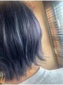 ブルーカラー/髪質改善縮毛矯正/髪質改善/韓国風/韓国ヘア