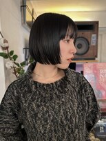 アンプラグド(unplugged)&nbsp;アゴ上黒髪ボブ