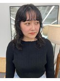 ミディアムパーマ