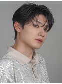韓国マッシュセンターパートダウンパーマニュアンスパーマウルフ