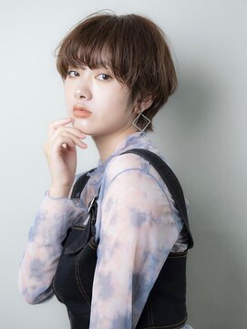 イリル バイ レシッド 自由が丘(ibrel by rcid) 無造作マッシュウルフ 韓国マッシュ 暗めカラー