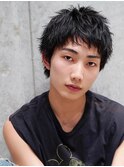 前髪下ろしでかっこいい2wayスパイキーショート