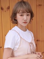 ブゾン(buZon)&nbsp;【buZon ブゾン】切りっぱなし外ハネボブ×前髪ウェットヘア