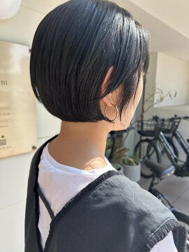 ジェムバイアルテフィーチェ(gem by artefice) ミニボブ×カーキブラウン