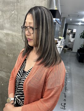 キング 高槻(K!ng) 縮毛矯正髪質改善ハイライトレイヤーカット高槻美容室エクステ