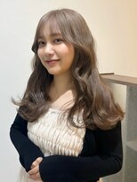 ユー イケブクロ(u Ikebukuro)&nbsp;ダブルカラー/ブリーチ/ミルクティーベージュ/ロング