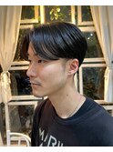 【チクロ】メンズ　センターパート　刈り上げ