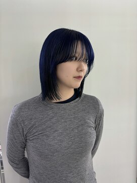 ノラ シンディ(NORA CYNDY) デザインカラーシャドウルーツカラー裾カラーレイヤーカット