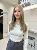 韓国風レイヤー／ハニーブロンド／ガールクラッシュ