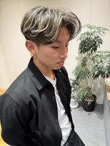 レックスヘアーインターナショナル(ReX HAIR INTERNATIONAL)&nbsp;【吉元　龍一】毛流れセンターパート×ハイライト