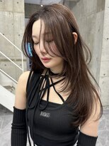 サイン 渋谷(SIGN)&nbsp;韓国ヘアダブルケアカラーレイヤーカットグレージュブリーチ無し