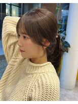 シティ(CITY)&nbsp;顔周りカット　小顔矯正　韓国ヘア