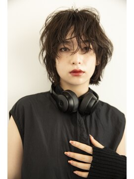 ヴェイン 渋谷(vain) ショートパーマ　ニュアンスカール　グレージュ