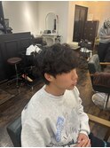 メンズ　ショート　パーマ　シャドウパーマ　ニュアンスパーマ