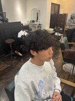 アークス(Ark'ss)&nbsp;メンズ　ショート　パーマ　シャドウパーマ　ニュアンスパーマ