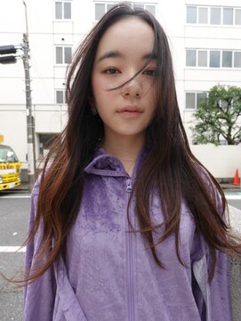 セーヌ(CEINE) 三軒茶屋ベージュオレンジショートボブウルフレイヤー髪質改善