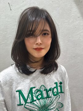 ロンドプランタン 恵比寿(Lond Printemps) ミディアムレイヤー 韓国風レイヤーカット