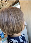 ☆白髪ぼかしカラー＋ショートヘア☆