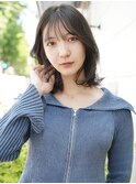 "伸ばし途中の方にオススメ" ワンカールで決まるミディアムボブ