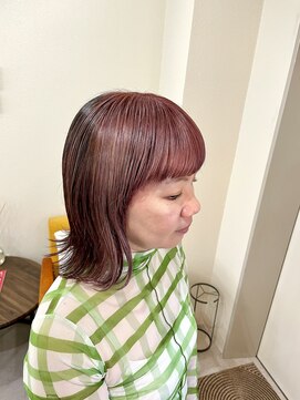 イチエ(icie) ピンクラベンダー×ボブ