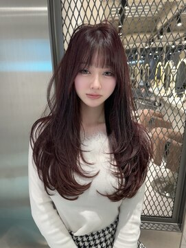 ロンドウル 熊本(Lond ulu) 韓国へア/ブリーチ/顔周りカット/ハイトーン/レイヤーカット/