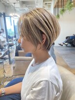 バンプ ギンザ(BUMP GINZA) 30代40代50代白髪ぼかし髪型白髪染め面長細目ハイライト伊