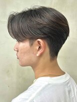 ニコ トウキョウ 渋谷(nico TOKYO)&nbsp;メンズセンターパートニュアンスパーマ毛流れ縮毛矯正刈り上げ