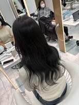 ロンドルピナス 小倉(Lond Lupinus) ミディアムヘア暗めカラー/デザインカラー/フェイスフレーミング