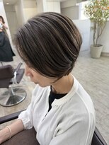 ニコ ヘアデザイン(nico hair design)&nbsp;ハイライト+レディースショート