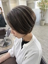 ニコ ヘアデザイン(nico hair design)&nbsp;ハイライト+レディースショート
