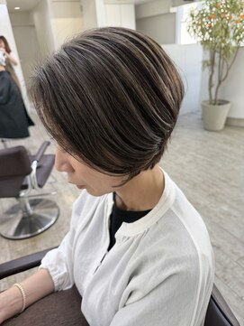 ニコ ヘアデザイン(nico hair design) ハイライト+レディースショート